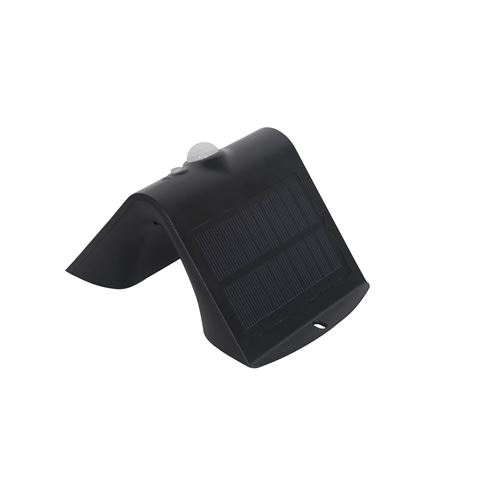 APLIQUE LED SOLAR 1.5W 220LM DOBLE ILUMINACIÓN NEGRO ELBAT - EB0387-2