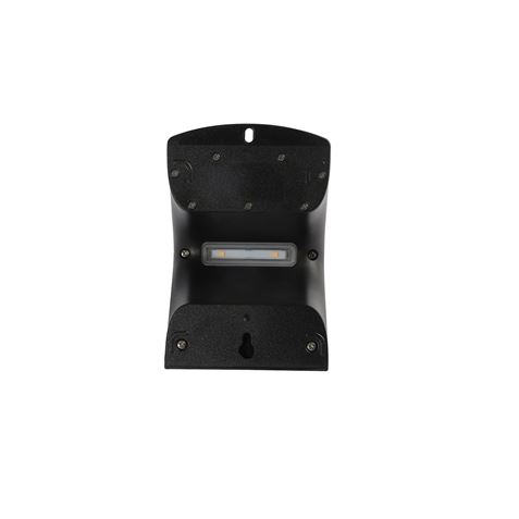 APLIQUE LED SOLAR 1.5W 220LM DOBLE ILUMINACIÓN NEGRO ELBAT - EB0387-6