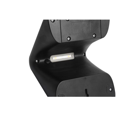 APLIQUE LED SOLAR 4W 500LM DOBLE ILUMINACIÓN NEGRO ELBAT - EB0388-6