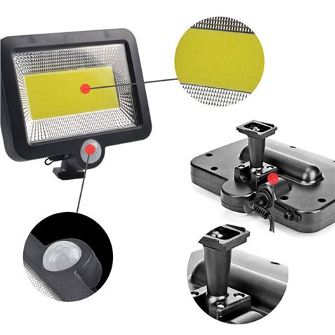 FOCO SOLAR CON SENSOR + MANDO 1000LM ELBAT - EB0376-1