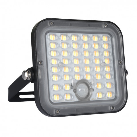 FOCO LED SOLAR 10W 1500LM CON SENSOR...