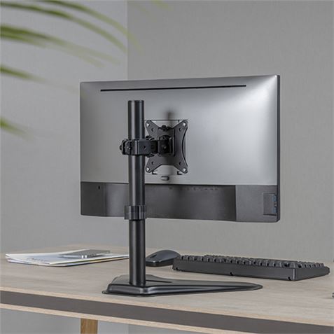 SOPORTE DE MESA CON BASE PARA 1 MONITOR 17"-32" CROMAD - CR1110-2