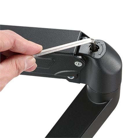 SOPORTE DE MESA 1 MONITOR 17"-27" CON PISTON DE GAS CROMAD - CR1111-2