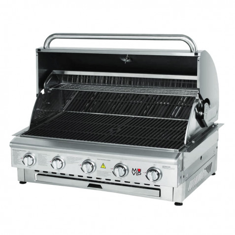 BARBACOA DE GAS INOX PRO 5 FUEGOS SOBREMESA MUVIP