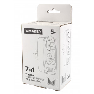 ENCHUFE 7EN1 5V MADER