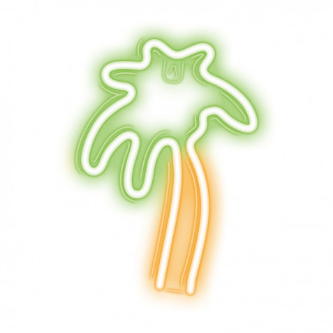 LAMPARA DECORATIVA NEON LED PALM FOREVER