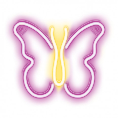 LAMPARA DECORATIVA NEON LED BUTERFLY FOREVER
