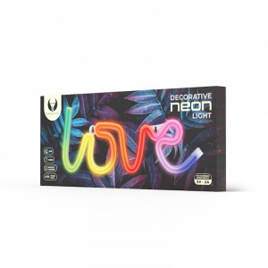 LAMPARA DECORATIVA NEON LED LOVE FOREVER