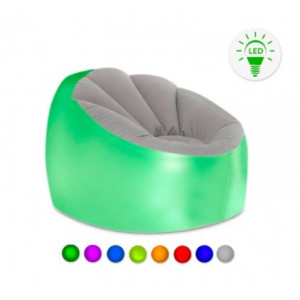 ASIENTO HINCHABLE LED CON MANDO A...