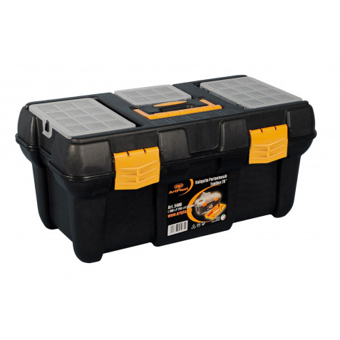 CAJA DE HERRAMIENTAS POLIPROPILENO 20\" CON 3 ORGANIZADORES ARTPLAST