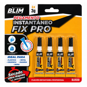 PEGAMENTO INSTANTÁNEO 4X3GR BLIM FIX PRO