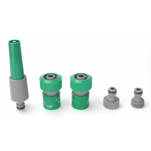 SET 5 ACOPLES PARA MANGUERA 3/4 MADER