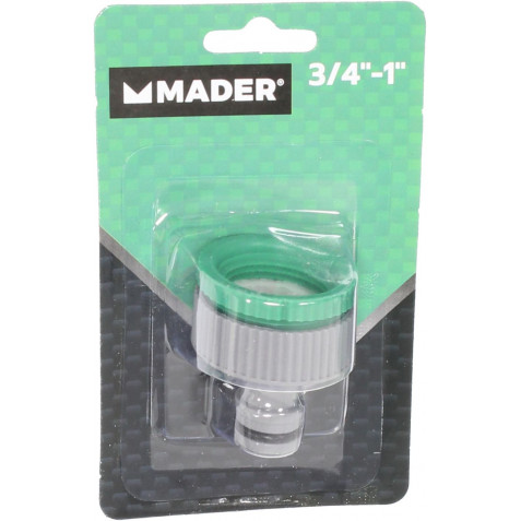 CONECTOR PARA GRIFO HEMBRA 3/4-1" MADER