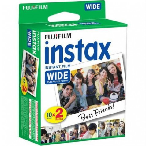 PACK 20 PELICULAS DE FOTO INSTANTANEAS 99X62MM INSTAX