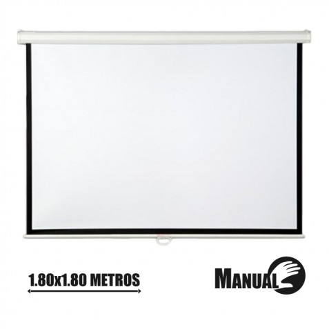 PANTALLA PROYECCION MANUAL 1.80 X...