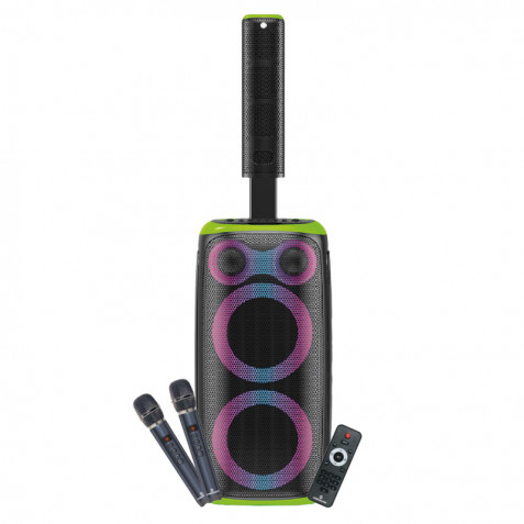 ALTAVOZ KARAOKE COOLSOUND BLAST PUMP 2.1 2X6.5\" + 5xTWEETERS 550W VERDE
