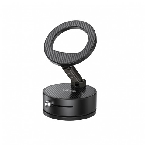 SOPORTE COCHE SMARTPHONE POR VACIO / MAGNETICO C188 NEGRO XO