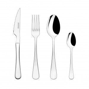 SET 24 CUBIERTOS ACERO INOX TRIESTE...