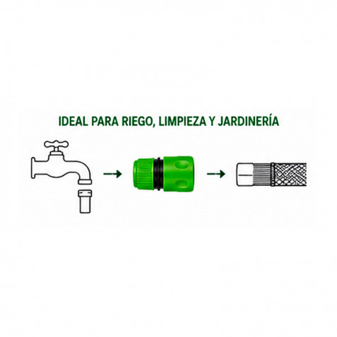 CONECTOR RAPIDO PARA MANGUERA 3/4"...