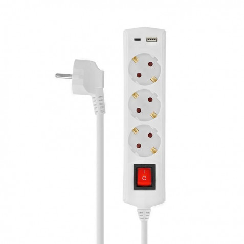 BASE MULTIPLE 3 TOMAS CON INTERRUPTOR...