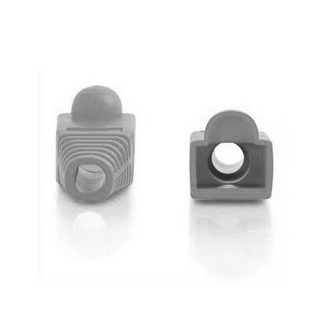 PAQUETE 50 PROTECTORES RJ45 COLOR GRIS CROMAD