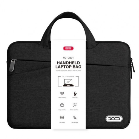 MALETÍN EJECUTIVO PARA PORTÁTILES HASTA 14\" CB01GR NEGRO XO