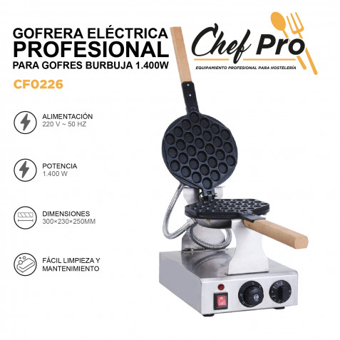 GOFRERA ELÉCTRICA PROFESIONAL PARA...