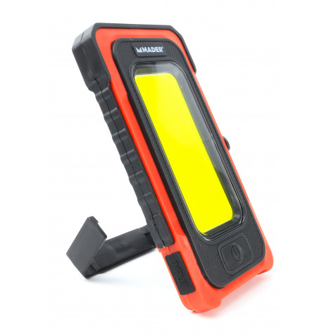 LINTERNA LED RECARGABLE SOLAR CON POWERBANK MADER
