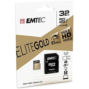 MEMORIA MICRO SD 32GB ELITE GOLD 85MB/S EMTEC - 3126170142269