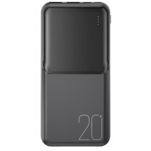 POWERBANK 20000MAH 2 SALIDAS NEGRO...