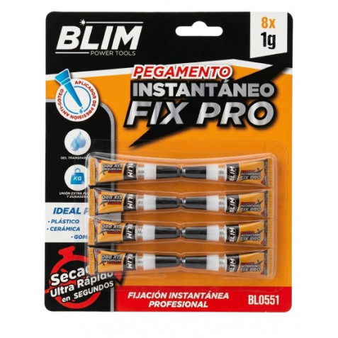 PEGAMENTO INSTANTÁNEO 8X1GR BLIM FIX PRO