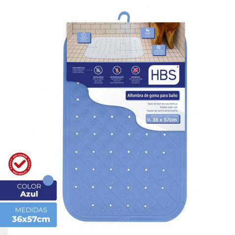 ALFOMBRA GOMA NATURAL - 450G AZUL HBS