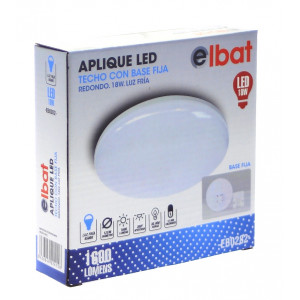 APLIQUE LED TECHO CON BASE FIJA...
