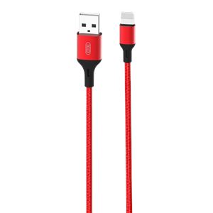 CABLE NB143 CORDON USB - LIGHTNING | 2.4A | 1 MTR | ROJO XO - XONB143LGRD