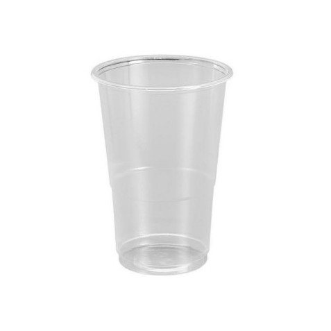 PACK 50 VASOS PLASTICOS TRANSPARENTE 250CC ALGON
