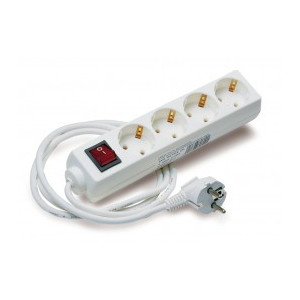 BASE MULTIPLE 4 TOMAS CON INTERRUPTOR...