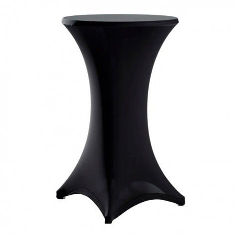 FUNDA PARA MESA DE COCTEL 110X80 NEGRA SUNGARDEN