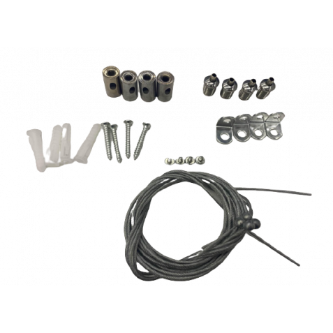 PACK PARA SUJECION EN SUSPENSION PANELES LED ELBAT