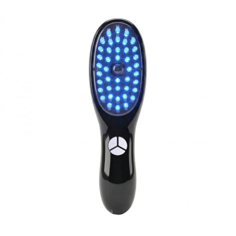 CEPILLO PARA MASAJE DE CABEZA CON FUNCION VAPOR Y LUZ NEGRO MARIELLE