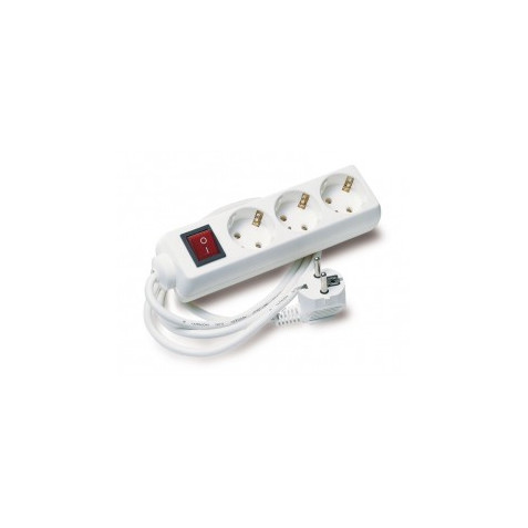 BASE MULTIPLE 3 TOMAS CON INTERRUPTOR ELBAT