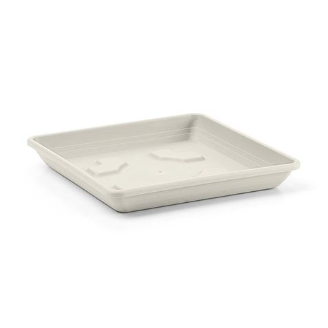 PLATO PARA MACETA CUADRADA DE 54CM BLANCO BLIM - SV006-CM0020-BLANCA