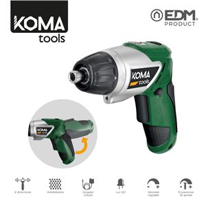 ATORNILLADOR A BATERIA 3.6V LITIO 1300MAH KOMA
