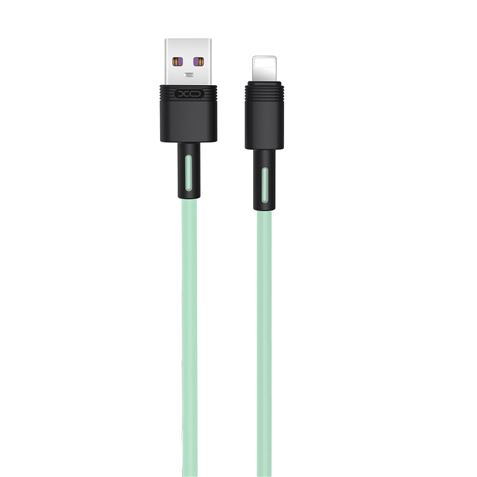 CABLE NBQ166 CARGA RAPIDA USB - LIGHTNING | 5A | 1 METRO | VERDE XO - XONBQ166GR