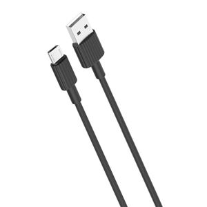 CABLE NB156 SILICONA USB - MICRO USB | 2.4A | 1 MTR | NEGRO XO - XONB156MCBK