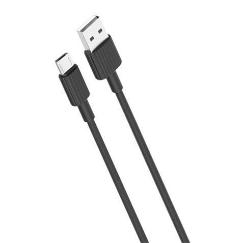 CABLE NB156 SILICONA USB - MICRO USB | 2.4A | 1 MTR | NEGRO XO - XONB156MCBK
