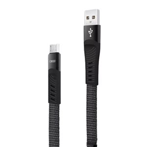 CABLE NB127 CARGA RAPIDA RESORTE USB - MICRO USB | 2.1A | 1 METRO |NEGRO XO - XONB127MCBK