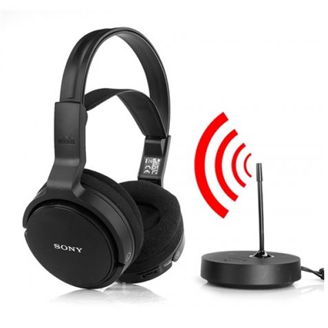 Sony MDR-RF855RK - Auriculares inalámbricos, recargables, color Negro