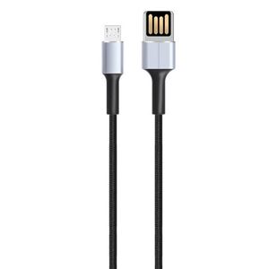 CABLE NB116 CARGA RAPIDA SLIM USB - MICRO USB | 2.4A | 1 METRO | NEGRO XO - XONB116MC