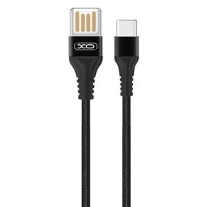 CABLE NB118 CARGA RAPIDA SLIM USB - TIPO C | 2.1A | 1 METRO | NEGRO XO