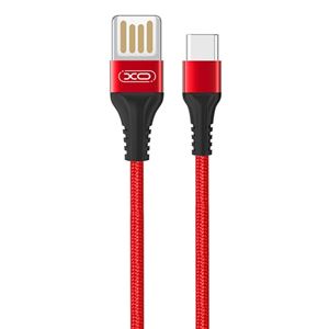 CABLE NB118 CARGA RAPIDA SLIM USB - TIPO C | 2.1A | 1 METRO | ROJO XO - XONB118TCRED